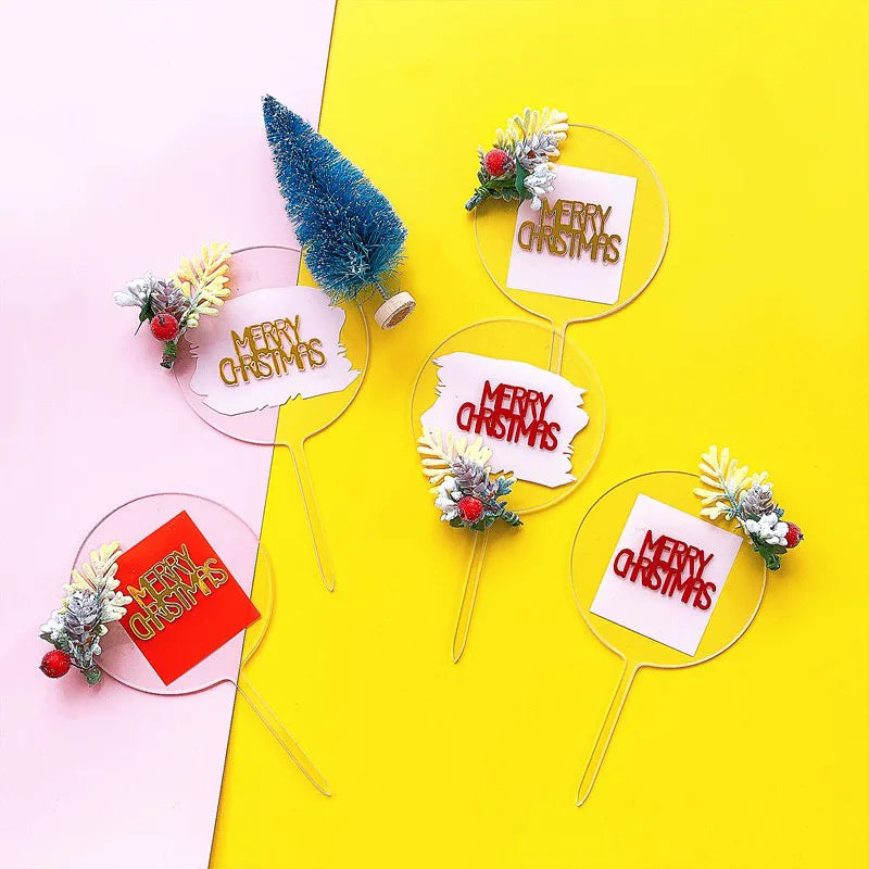 Laser Handwriting One Cake Topper Ball Dog Cartoon Character Decoration Accessories Birthday Wedding Christmas Cake Toppers