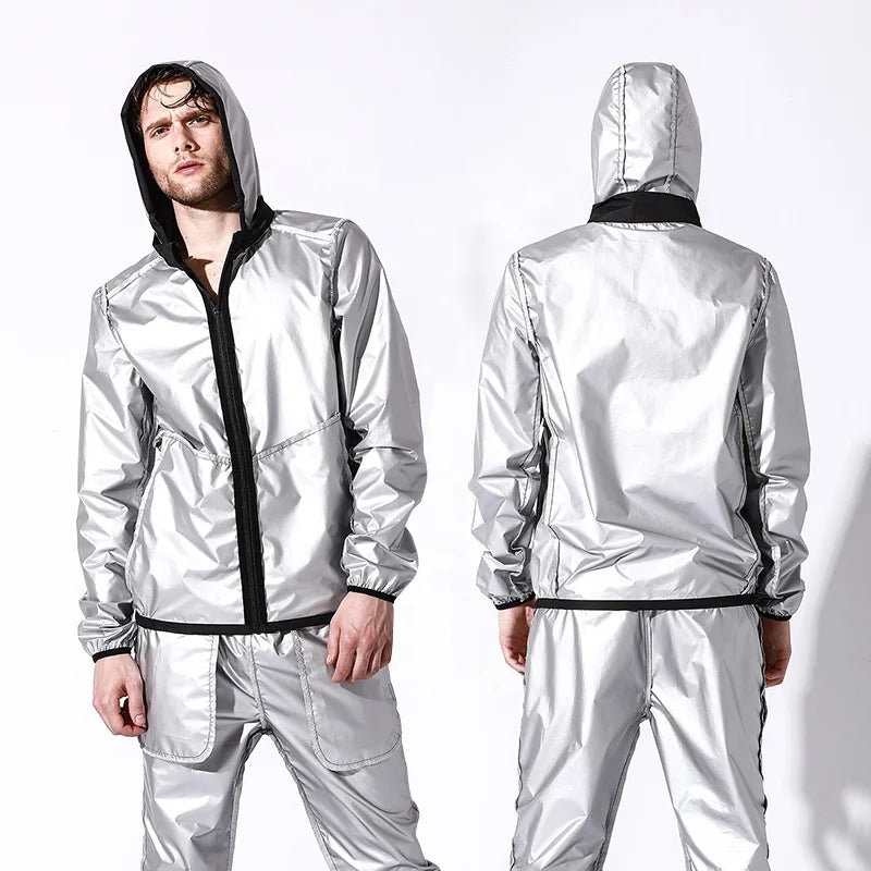 Neoprene Best Thermal Body Care  Plus Size Sauna Sweat Gym Training Fitness Sets Men Adjustable Weight Loss Boxing Sweat Suits