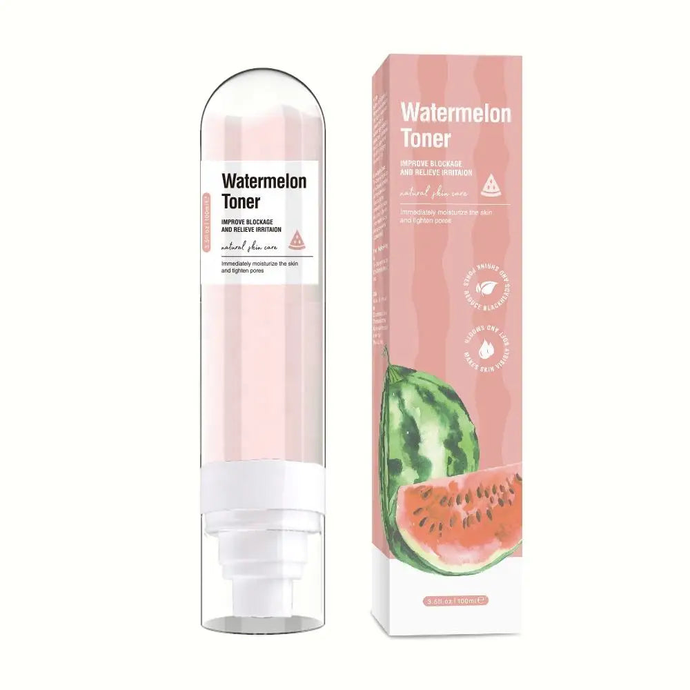 AiXin Private Label 100ML Moisturizing Vitamin E Refreshing Soothing Brightening Skin Face Toner Spray Watermelon Skin Toner