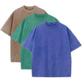 300GSM Oversized Tshirt Acid Wash Classic Loose Fit Blank Tshirts Wholesale 300 Gsm Heavy Weight Cotton t Shirt Oversized Tshirt
