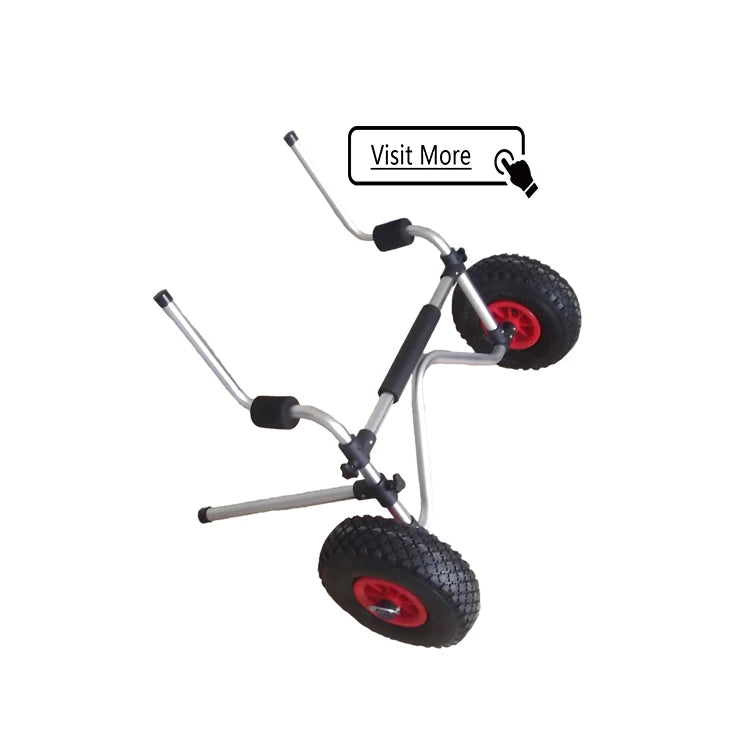 Promotional Durable Aluminum Trolley Cart Kayak Trailer-Lightweight Less Than 100kg Capacity Ocean Use