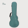 Rm Hot Sale Green Ukulele Case Solid Plywood Anti-collision Hard Case 26/27 Inch Tenor PVC Leather Exterior Crush Velvet