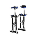 24IN to 40IN Aluminium Drywall Adjustable Plastering Lifting Stilts Ladders Silver Stilt for Painting Painter Taping