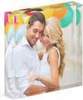 Hot Sale Clear Crystal Acrylic Photo Cube Modern Style Personalized Photo Frame with Contemporary Acrylic Photo Prints