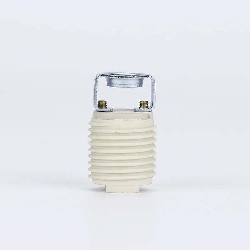 Wholesale G9 Ceramic Lamp Holder Full Thread Double Hole Wire-in Socket 250V 2A With Bracket Heat Resistant