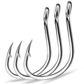 Slow Jigging Lead Jig Hook 1/0#-5/0# Barbed High Carbon Steel Single Hook Ocean Boat Fishing Circle Hook Bulk