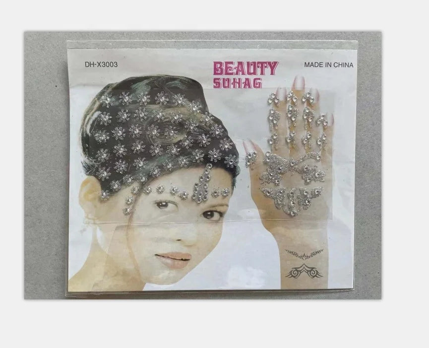 Decoration Sticker for Hair Diamond Hair Sticker Promotional Sticker for Hair