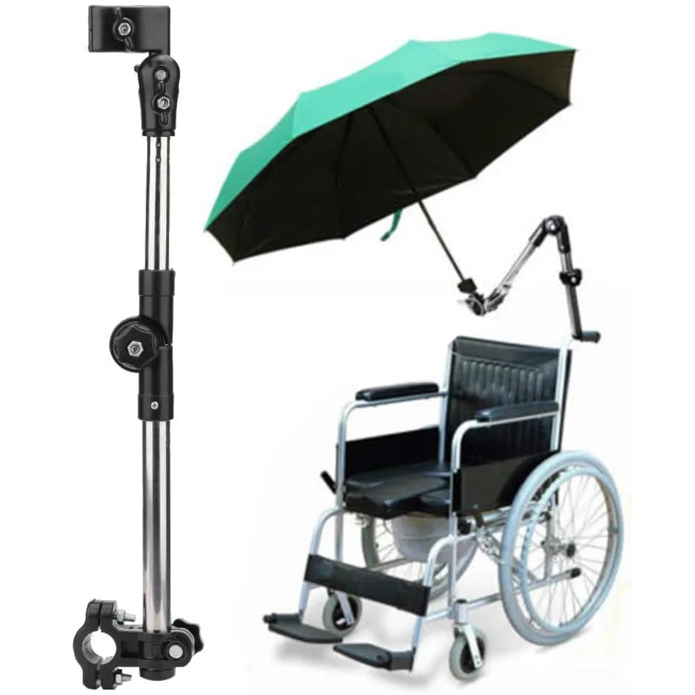Wheelechair Umbrella Clamp  Beach Chair Umbrella with Clamp Convenient Universal Clamp Umbrella Spf 50