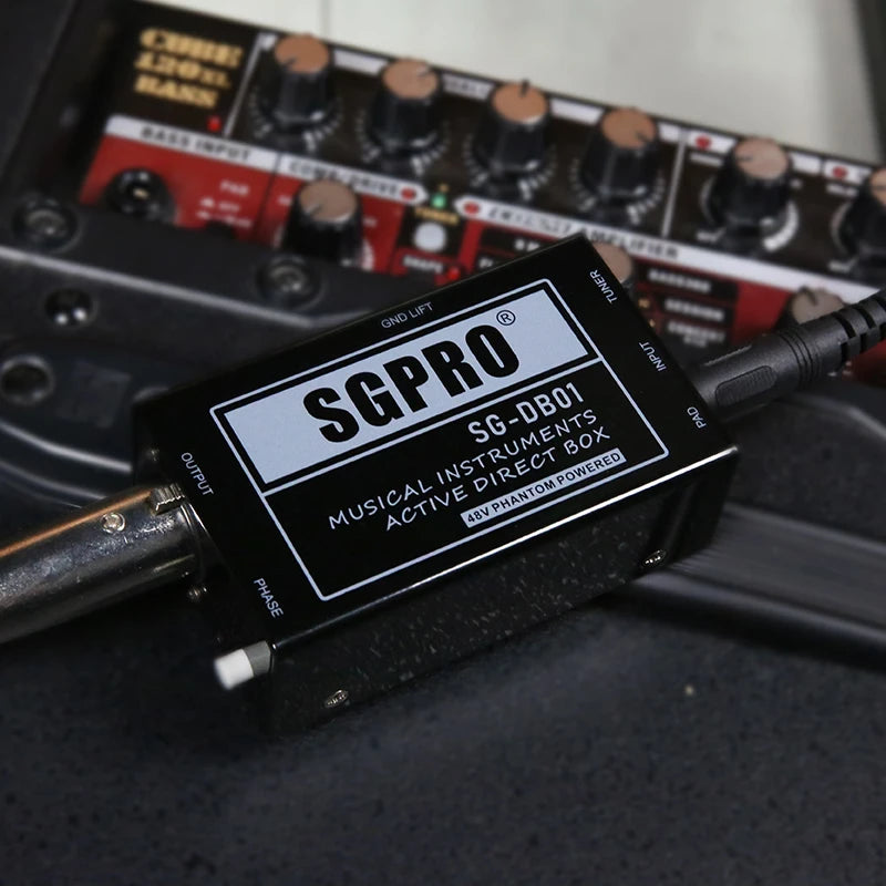 SGPRO Agdb01 Active Audio Directly Di Box for Guitar