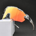 Photochromic Custom Sport Sunglasses Outdoor Fishing Sunglasses One Piece Lens Polarized Cycling Sunglasses