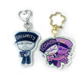 Acrylic Keychain Epoxy Double Sided Printing Double Sided Design