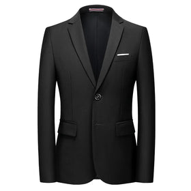 M-6XL Men's Suits Business Suits Single Breasted blazer Jacket Male Wedding Work Coat