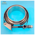 3.25" Quick Release Stainless Steel Clamps with Flange Coupling 3.25 Inch V Band Clamp Exhaust Pipe Clamp Kits