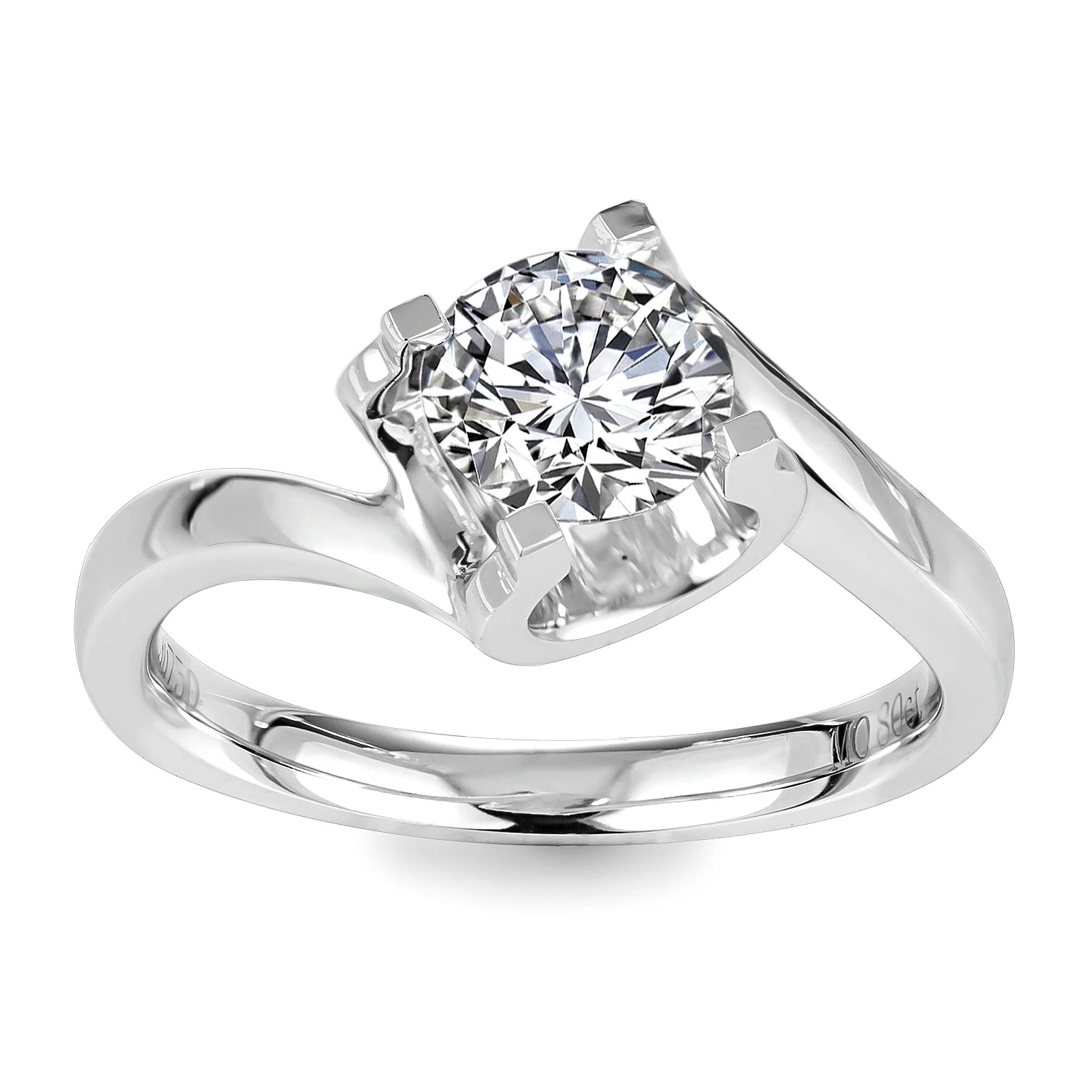 Messi Jewelry Ring14K 18K White Gold Women Gift Party Moissanite Diamond Stone Embedding Customized Fashion Ring