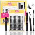 DIY Manga Style Lash Clusters Kit Custom Logo Hand Made Fluffy Individual Lash Clusters Wholesale Pre Mapped Lash Clusters