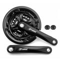 Prowheel Cycle Accessories 3X6/7/8 Speed Bicycle Crank Set Freewheel with Adjustable Length Chainwheel Included