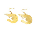 Fashion Sea Animal Earrings Creative Gold Fun Earrings Exaggerated Shrimp Earrings for Girls Women