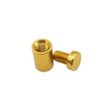 Leading Factory Hot Sale Gold 13*19m Golden Aluminum Sign Standoffs Spacers for Acrylic Signage