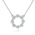 Jewelry Manufacturer Wholesale 925 Silver CZ Zirconia Necklace for Women Pendant Bulk Supply