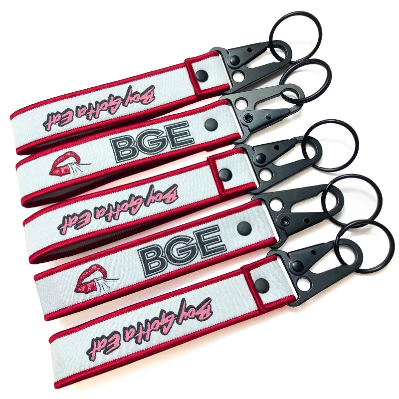 Hot Selling Creative Motorcycle Key Lanyard Personality Car Keychain Accessories Promotional Keychains & Carabiners