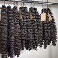Wholesale Cambodian Raw Natural Wavy Hair Extensions 100%  Raw Hair Cuticle Aligned Burmese Curly Human Hair Bundles Vendor
