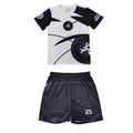 2025 Custom Men's Knitted Wrestling Set T-shirts+shorts Full Sublimation 2 Pcs Set