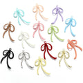 High Quality Spray Paint Bow Charm Woman Earring Necklace Alloy Charms for Jewelry Making 27*36mm W293