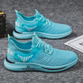 Low Price Men Sneaker China Wholesale Breathable Fly Weave Sport Shoes Male