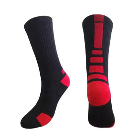 Men's Cotton Classic Tube Socks for Running Basketball Cycling High Crew for Spring Sports