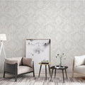 Size 53CM *9.2 Meter Rustic Modern Living Room 3D Floral Waterproof Fireproof Non-Woven Wallpaper Warm Bedroom Household Use