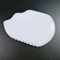 Huiying Self Massage Tool Spiky Shape White Jade Gem Guasha Massager Gua Sha Scraping Tool