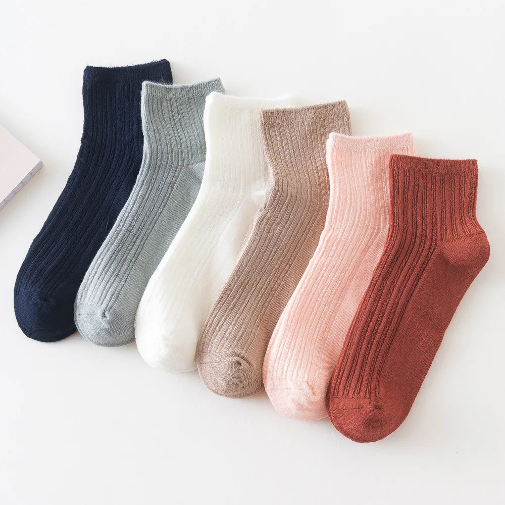 Wholesale Summer Breathable Casual Bamboo Cotton Soft Custom Design Girl Boy Crew Kids School Socks White