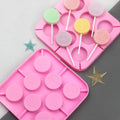 Hot Selling 8 Lollipop Silicone Molds Funny and Cute DIY Silicone Molds Wholesale Without Sticks