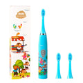 Battery Powered Kids Electric Toothbrush Sonic Cartoon Smart Toothbrush 3-15 Years Old IPX7 Waterproof Electric Kids Toothbrush