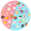 5g/bag New Arrival DIY Resin Cartoon Children's Naiveness 3d Food Nail Charms Magic Color Resin Candy Nail Accessories