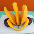 Good Kitchen Utensils Stainless Steel Manual Mango Splitter Cutter Slicer Metal Handheld Fruits Divider