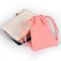 Wholesale Elegant Dust Packaging Bag Custom Logo Drawstring Jewelry Pouch for Ring Earring Bracelet Necklace-Gift Container