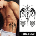 Wholesale Bulk New Water Proof Men's Black Body Arm Totem Sticker Temporary Tribal Tattoo