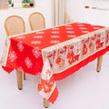 Cross-border New Christmas Decoration Creative Christmas Printed Tablecloth Table Flag Christmas Table Decoration Products