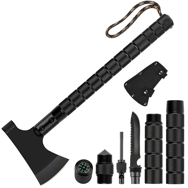 Tactical Axe Outdoor Hiking Camping Traveling Tool Multifunction Survival Axe