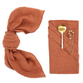 Wholesale Lockstitch Table Napkin Cloth Napery for Banquet Wedding Hotel Table Decor Cloth Gauze Cotton Table Dinner Napkins
