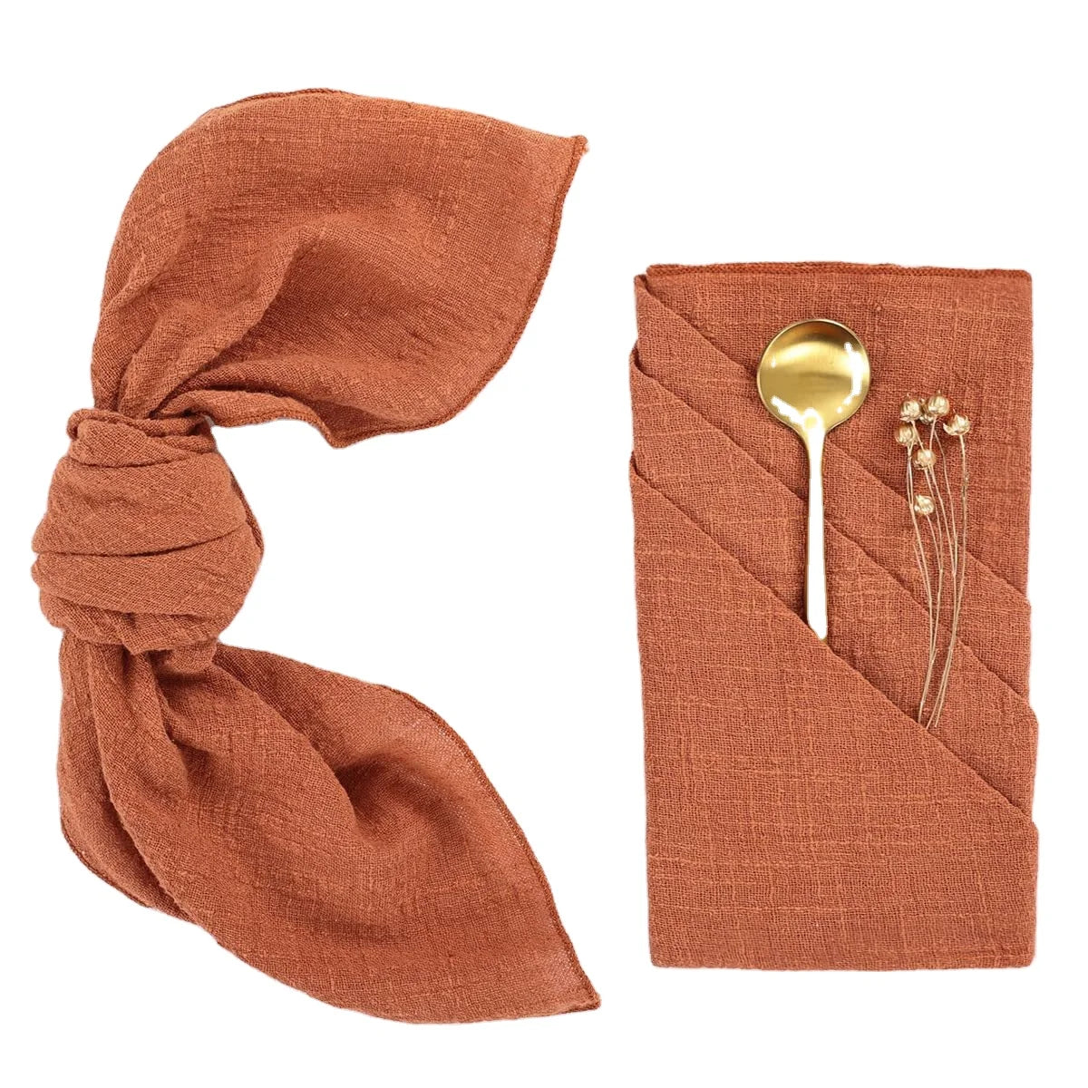 Wholesale Lockstitch Table Napkin Cloth Napery for Banquet Wedding Hotel Table Decor Cloth Gauze Cotton Table Dinner Napkins