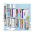 Modern Stackable Rectangle PET Book Display Case Magnetic Door Clear Storage Organizer Box Eco-Friendly Folding 10-20L Capacity