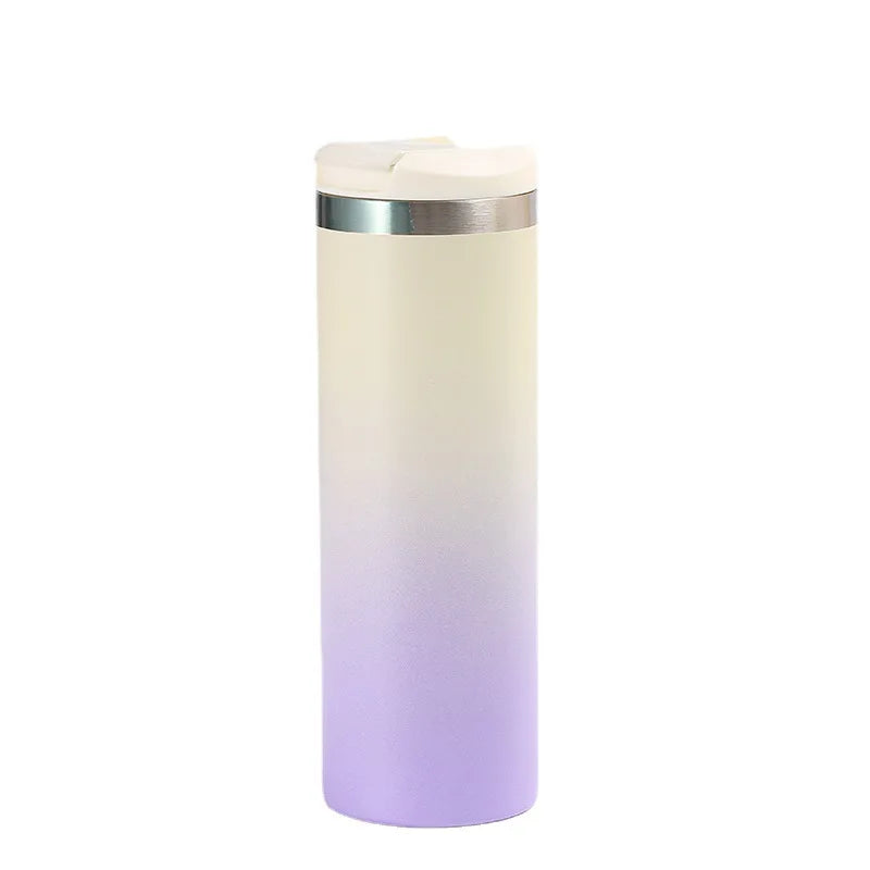 Car Mug Double Wall Stainless Steel Water Cup with Lid