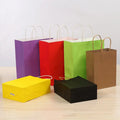 Luxury Recyclable Private Logo Gift Brand Black Hot Stamping Shopping Cheap Kraft Recycled Custom Paper Bag