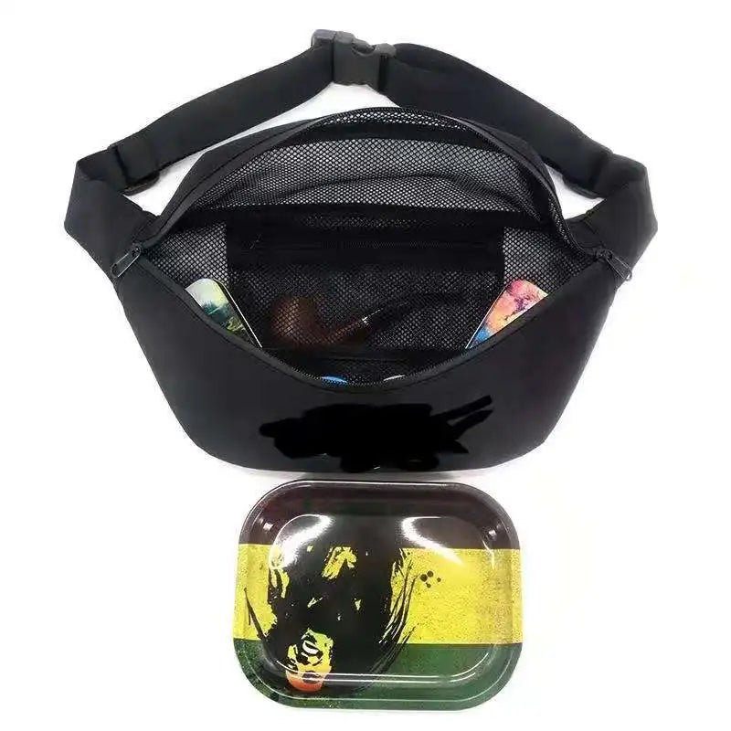 Wholesale Carbon Lined Odor Smell Proof Waist Bag Customize Made Smell Proof Carbon Lined Shoulder Bag Fanny Pack Bumbag