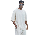 Custom Unisex Brand Tshirt and Shorts Set Blank Oversized Two Piece Set Men Shorts and t Shirts