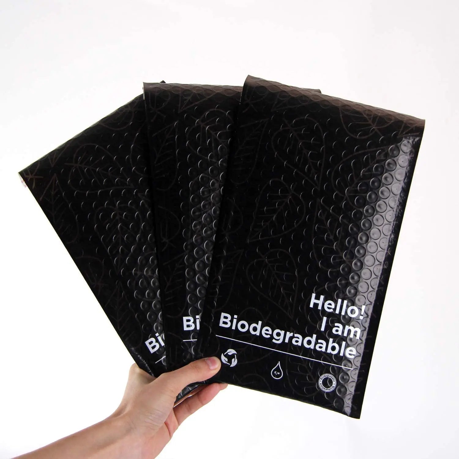 100% Biodegradable Bubble Mailers Padded Packaging Wrap Envelopes Pouches Eco Friendly