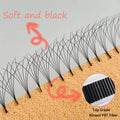 Flourishing Lashes Customize Your Logo Synthetic Hair Handmade Cruelty-Free Vegan Matte Black Glossy Black Eyelash Extensions