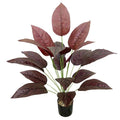 New Arrival Artificial Small Plants with Green Plastic Leaves Bonsai Garden Decor in Pot for Interior Faux Garden Bonsai